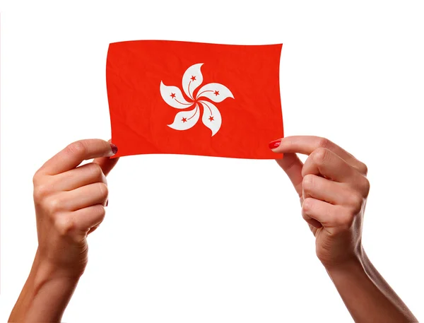 The Hong Kong flag — Stock Photo, Image