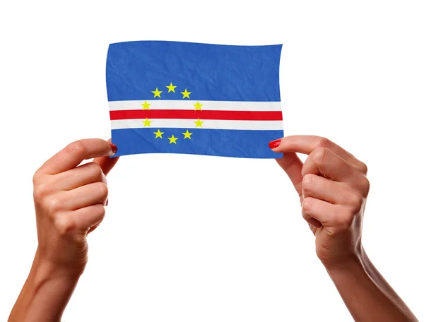 La bandiera di Capo Verde — Foto Stock