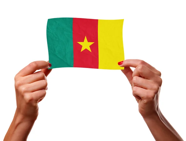 La bandera de Camerún — Foto de Stock