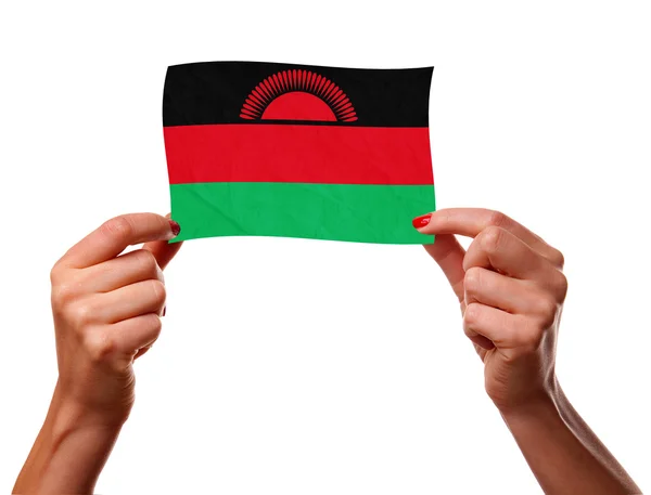 De vlag van malawi — Stockfoto