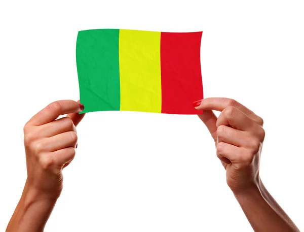 Die malische Flagge — Stockfoto