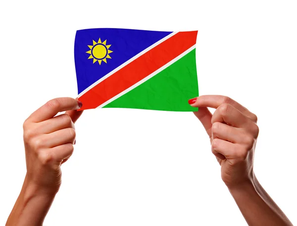 La bandera de Namibia — Foto de Stock