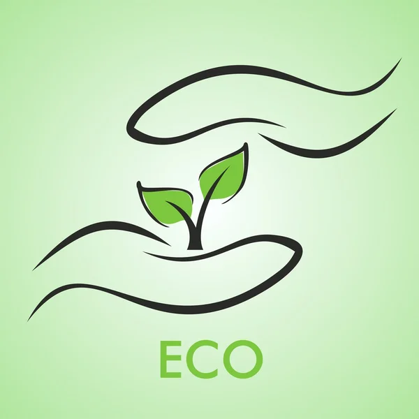 Ekologicznego projektowania — Wektor stockowy