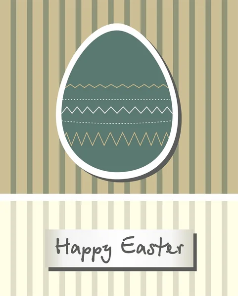 Carte de Pâques rétro — Image vectorielle