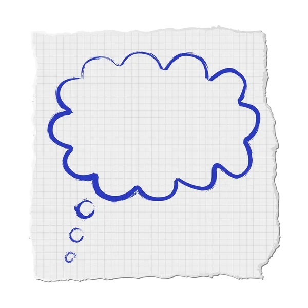 Empty cloud — Stock Vector