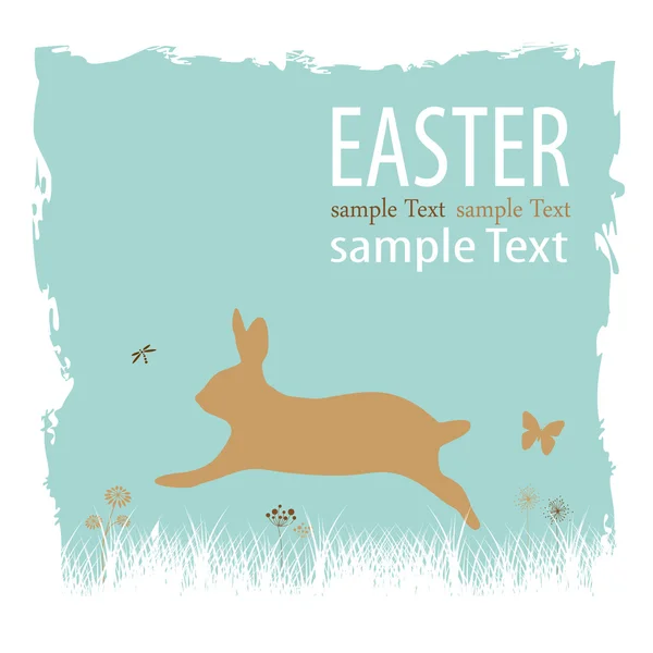 Mutlu Paskalya tavşanları — Stok Vektör