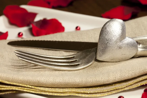 Romantik bir akşam yemeği — Stok fotoğraf