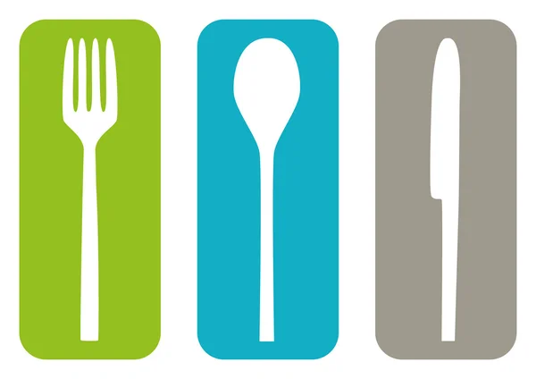 Cutlery icons — Stock Vector