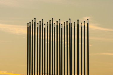 saskatoon, Kanada'nın Bozkır Rüzgar landmark