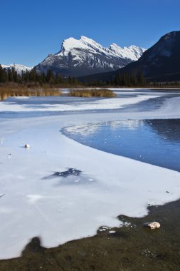 Mount rundle yansımalar