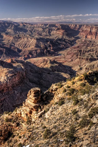 Grand canyon från öknen synpunkt — Stockfoto