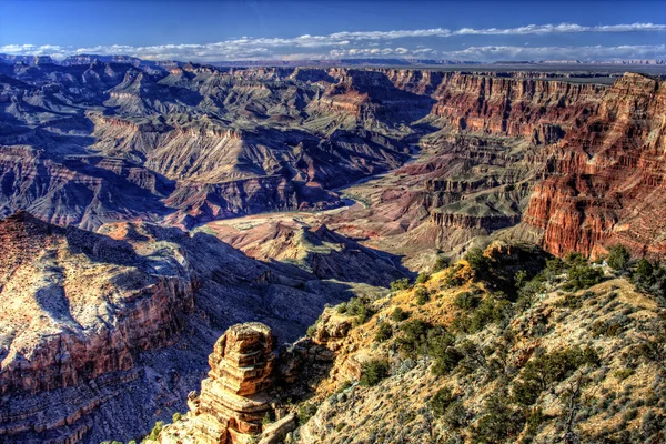Grand Canyon aus Wüstensicht — Stockfoto