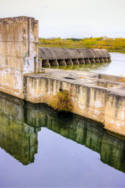 Lacolle 폭포 수력 댐 — 스톡 사진