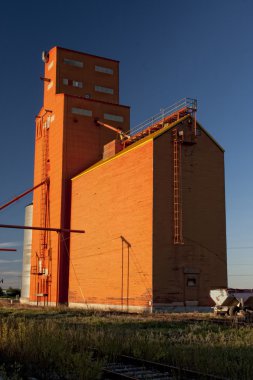 Oranje graanelevator