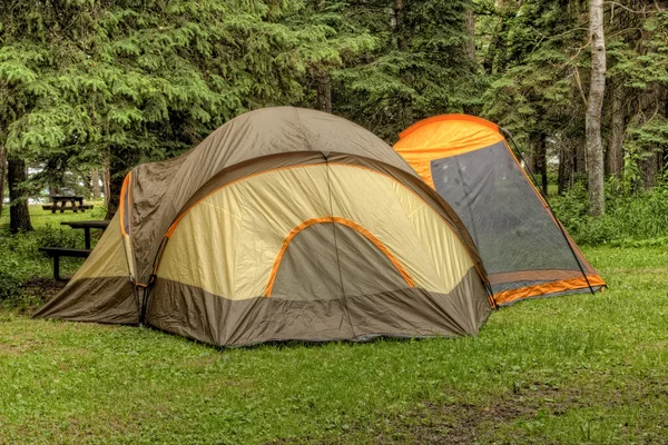 Tent in Camping — Stockfoto