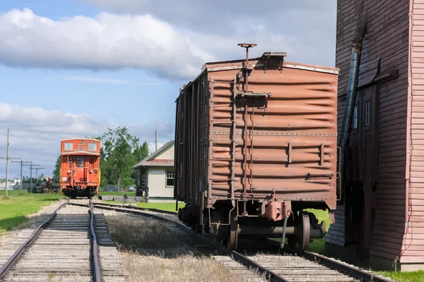Prairie treinstation — Stockfoto