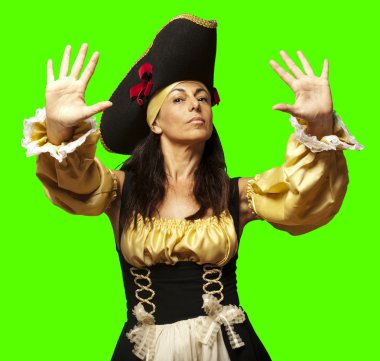 Pirate woman clipart