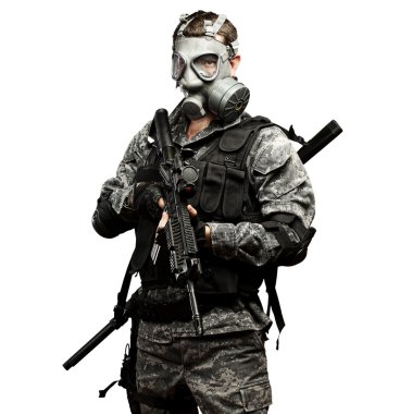 Young soldier portrait clipart