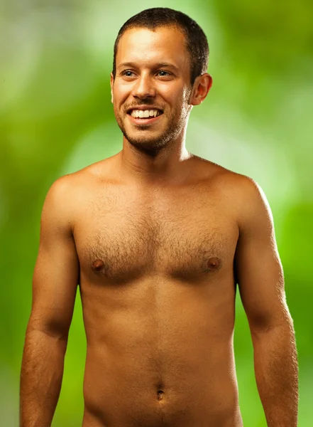 Man shirtless — Stock Photo, Image