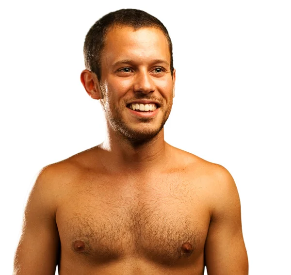 Muž bez košile — Stock fotografie
