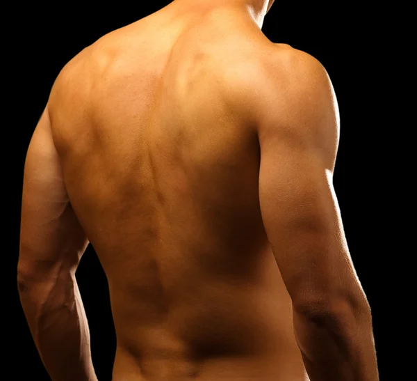 Uomo del muscolo — Foto Stock