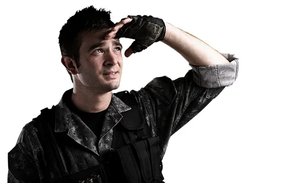 Genç asker — Stok fotoğraf