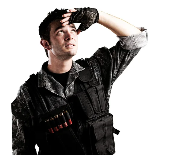 Young soldier — Stock Photo, Image