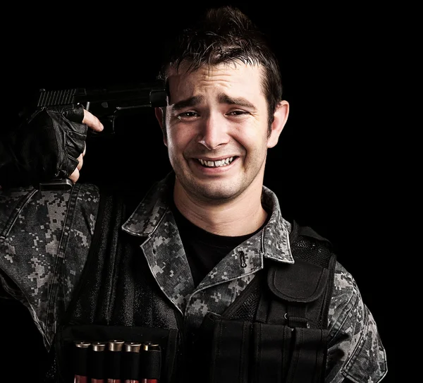 Young soldier — Stock Photo, Image