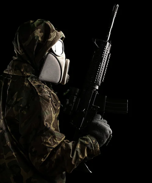 若い兵士のマスク — ストック写真