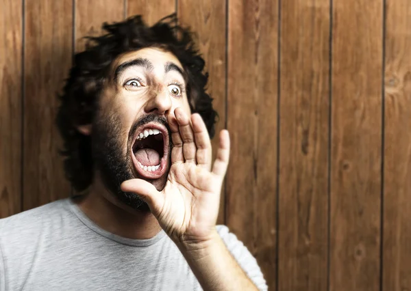 Krzyk mężczyzny — Zdjęcie stockowe