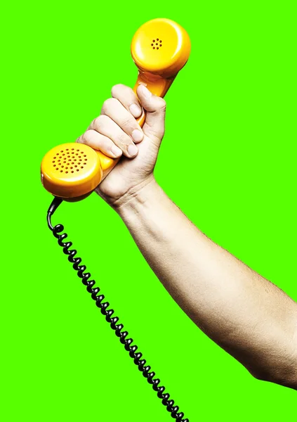 Giving vintage telephone — Stock Photo, Image