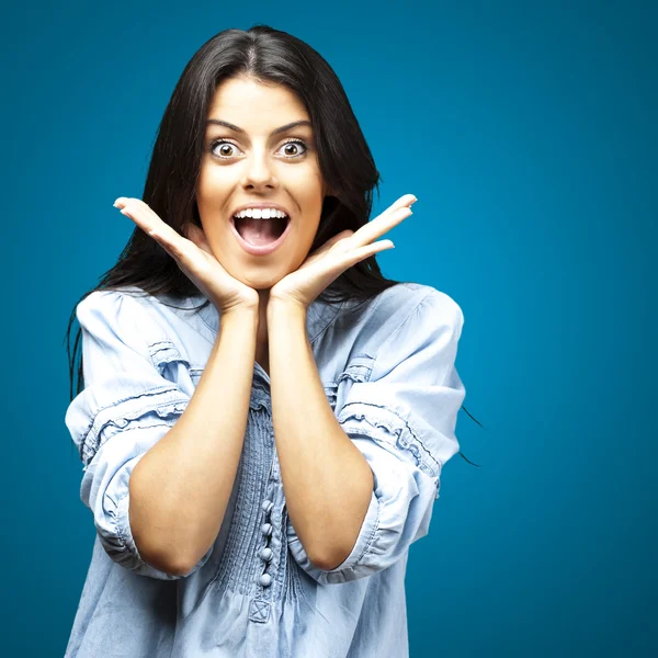 Surprised woman — Stock Photo, Image