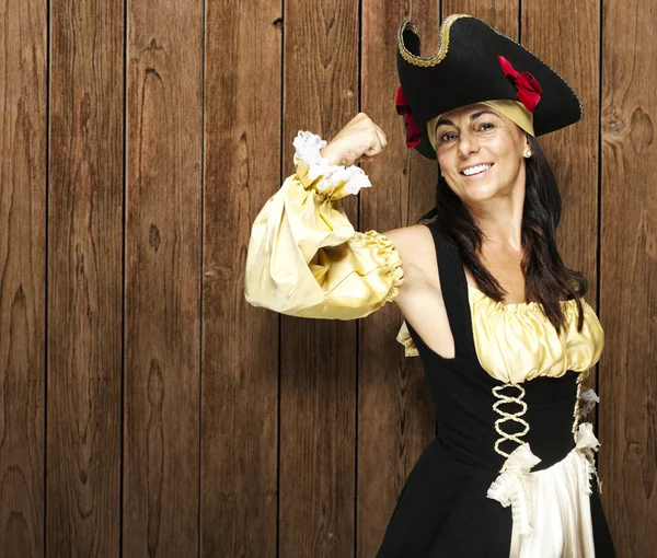 Kobieta pirat — Zdjęcie stockowe