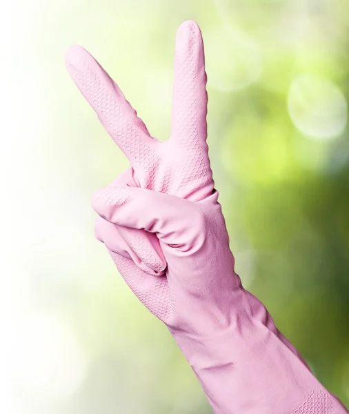 Cleaning gloves — Stock Photo, Image