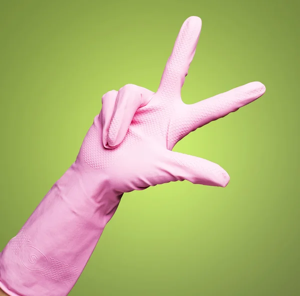 Roze handschoenen — Stockfoto