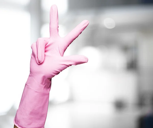 Roze handschoenen — Stockfoto
