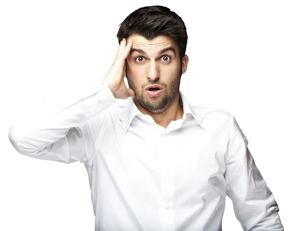 Young man surprised — Stock Photo, Image