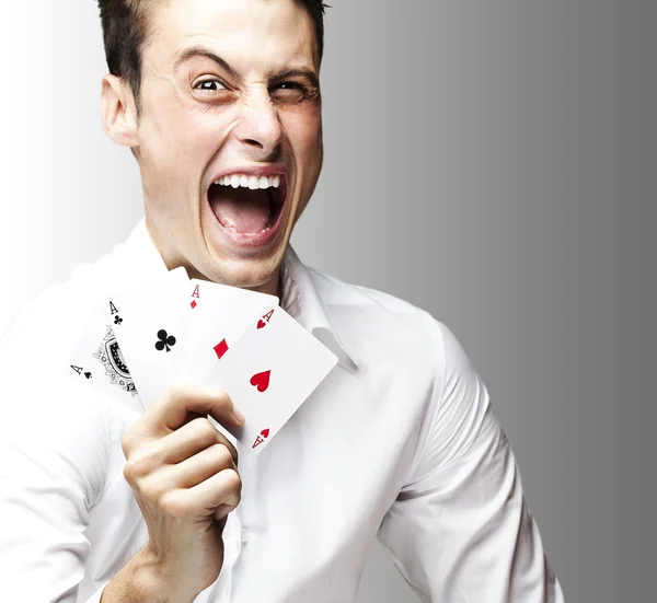 Excited man — Stock Photo, Image