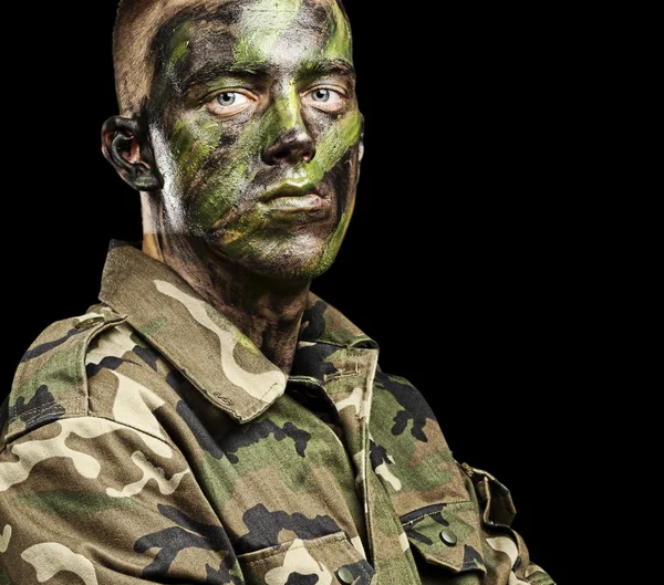 Genç asker portresi — Stok fotoğraf