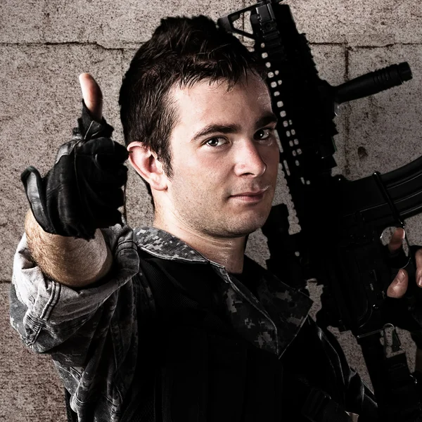 Young soldier Stock Picture