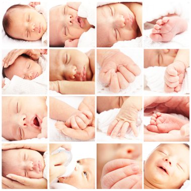 Group of baby clipart