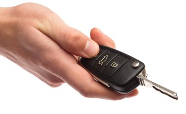 Electronic key of car clipart