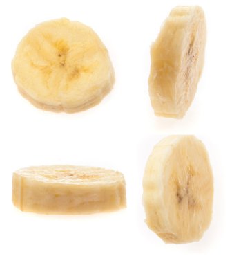 Banana slices clipart