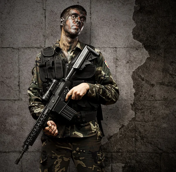 Jovem soldado — Fotografia de Stock
