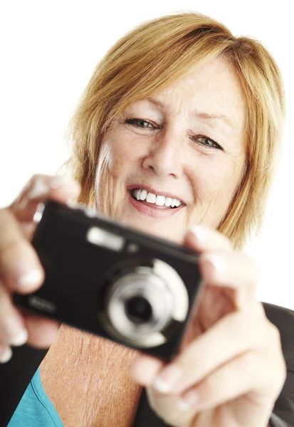Woman taking photo — Stock Photo, Image
