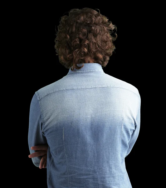 Vista posterior lateral del hombre —  Fotos de Stock