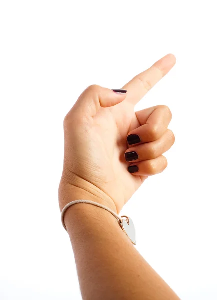 Meisje hand symbool — Stockfoto
