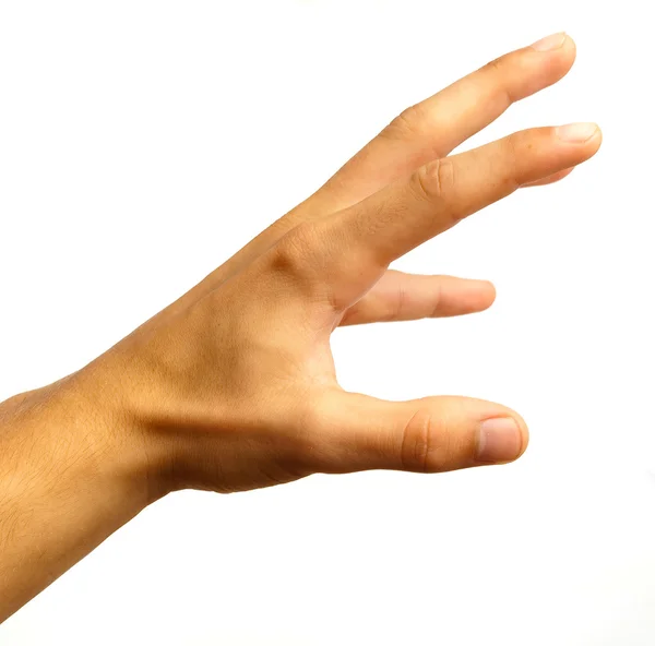 Hand symbool agressieve — Stockfoto