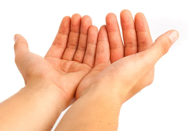 Символ руки спроси — стоковое фото
