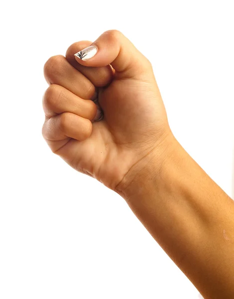 Hand symbol fist — Stock Photo, Image